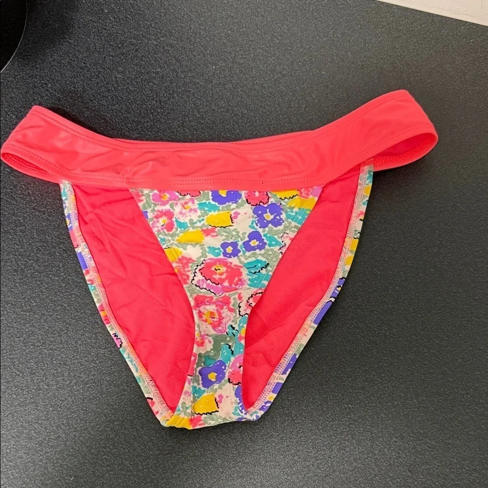 Body Glove Vibrant Pink Floral Bikini Bottom